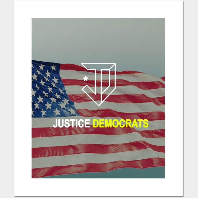 Justice Democrats Wall Art by christopper